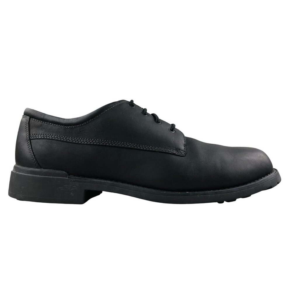 Lands' End Men's Size 11D Black Leather Lace-Up Classic Oxford Dress Shoes